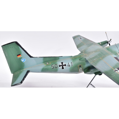 517 - Models - x2 scale plastic models of German LTG 63 / Transalls aircraft - both in German Airforce liv... 