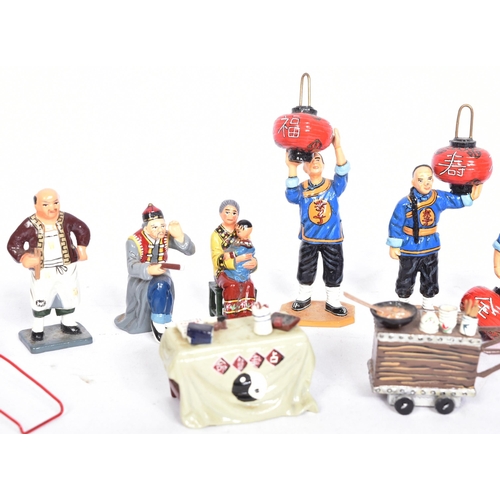 519 - King & Country - Streets Of Old Hong Kong - a collection of 1/30 (60mm) scale hand painted metal fig... 