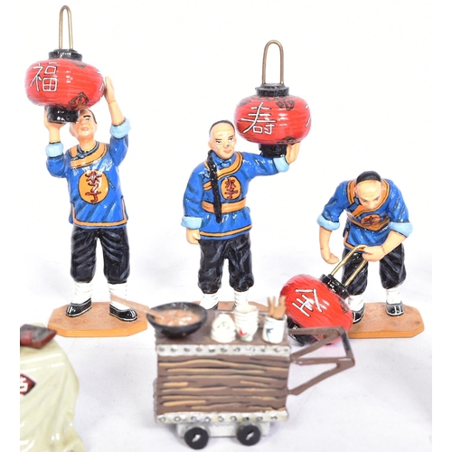 519 - King & Country - Streets Of Old Hong Kong - a collection of 1/30 (60mm) scale hand painted metal fig... 