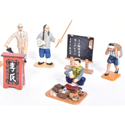 519 - King & Country - Streets Of Old Hong Kong - a collection of 1/30 (60mm) scale hand painted metal fig... 