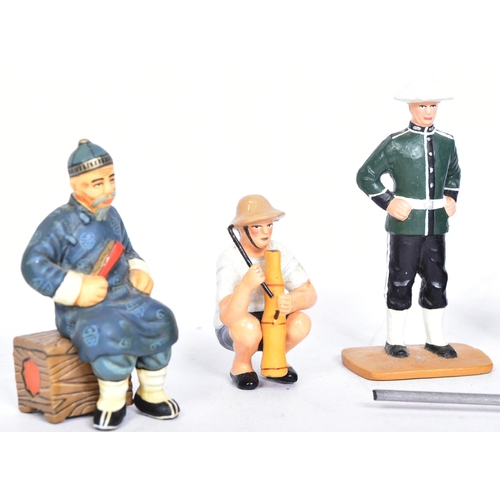 523 - King & Country - Streets Of Old Hong Kong - a collection of 1/30 (60mm) scale hand painted metal fig... 