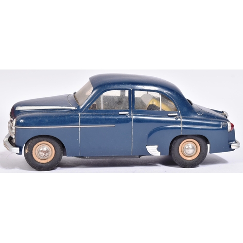 54 - An original vintage 1950s Victory Industries battery operated model car of a Vauxhall Velox. Plastic... 