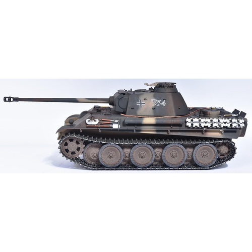 55 - Taigen Tanks - an original Taigen made 1/16 RC Radio Controlled Panther G Tank. Highly detailed exam... 