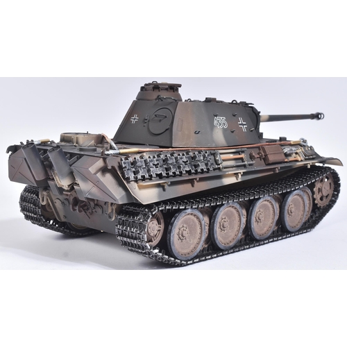 55 - Taigen Tanks - an original Taigen made 1/16 RC Radio Controlled Panther G Tank. Highly detailed exam... 