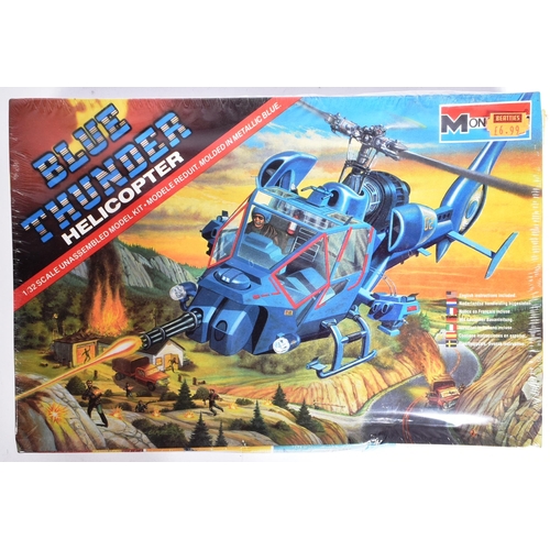 58 - Model Kits - x3 vintage plastic model kits comprising x2 factory sealed 1/32 scale Monogram made Blu... 