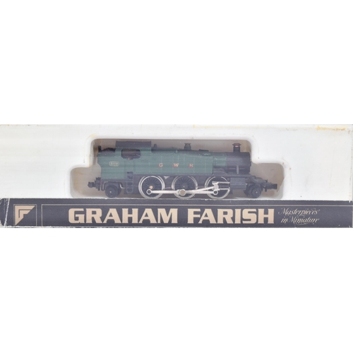 84 - Model Railway - x2 original Graham Farish N gauge model railway trainset locomotives. Both Farish Cl... 