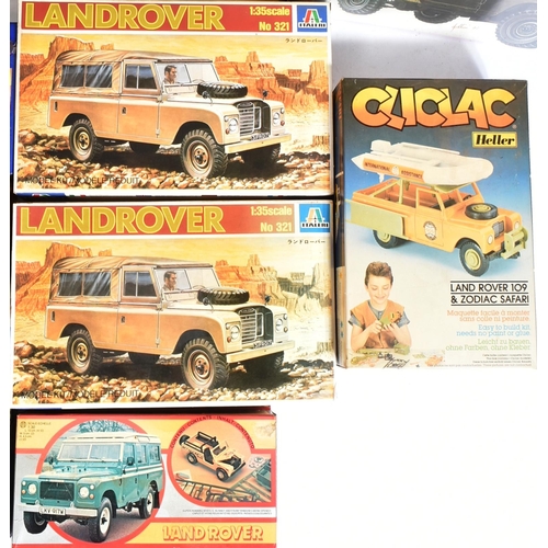 88 - Model Kits - a collection of assorted plastic model kits of various scales and makers to include; Es... 