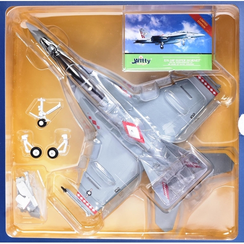 89 - Diecast - X2 Witty Wings 1/72 scale metal aircraft models, comprising of a duplicate of the F/A-18F ... 