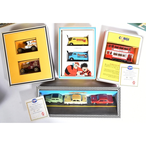 91 - Diecast - a collection of assorted Corgi diecast box sets to include; 60 Years Of Transport, Dany & ... 