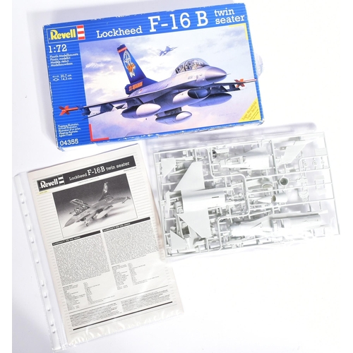 96 - Model kits - a collection of x15 Revell 1/72 scale aircraft model kits, to include: no. 03844 F-16D ... 