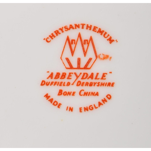 1 - Abbeydale Chrysanthemum - A large extensive 'Chrysanthemum' pattern bone china tea & coffee service ... 