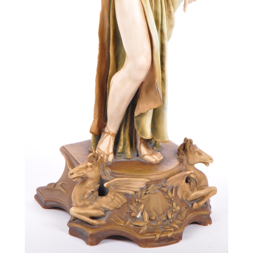 127 - Ernst Wahliss - A 19th century to early 20th century circa 1900 Austrian Ernst Wahliss Art Nouveau p... 