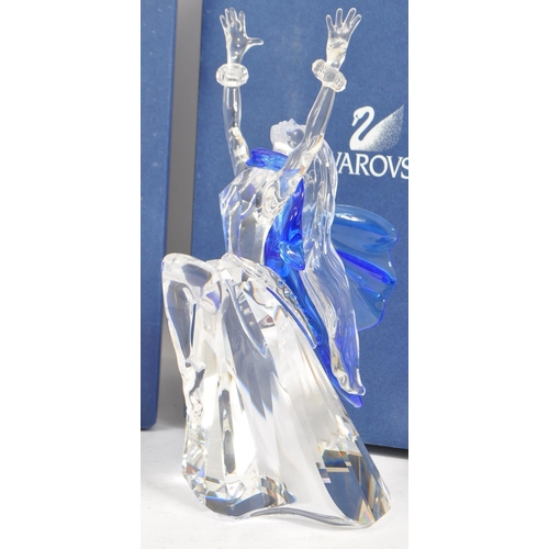 139 - Swarovski - A collection of four vintage 20th century Swarovski crystal glass ornament figures to in... 