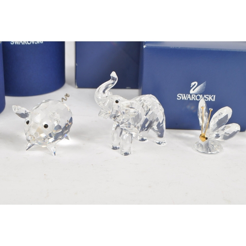 141 - Swarovski - An assorted collection of vintage 20th century Swarovski crystal glass boxed animal orna... 