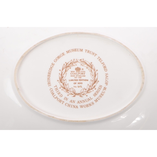 157 - A Coalport bone china limited Edition Christmas tray, commissioned by the Ironbridge Gorge Museum Tr... 