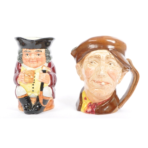 178 - Royal Doulton - A collection of large 20th century royal Doulton Toby and character jugs to include ... 