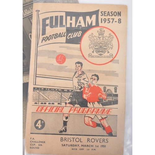 193 - A collection of early 20th century and later ephemera to include a Official football programme for F... 