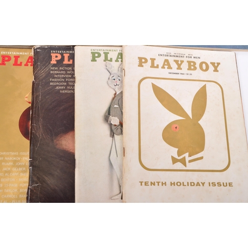 194 - Playboy - American men's lifestyle magazine - A collection of fifteen mid 20th century circa 1960s -... 