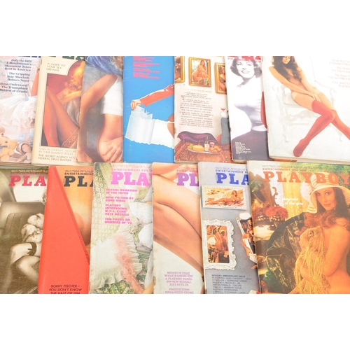 196 - Playboy - American men's lifestyle magazine - A collection of fifteen mid 20th century circa 1960s -... 