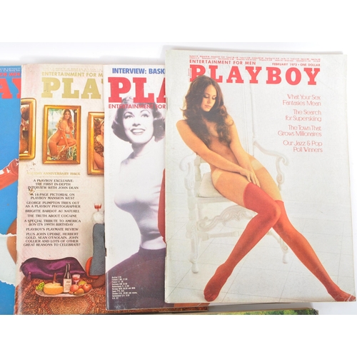 196 - Playboy - American men's lifestyle magazine - A collection of fifteen mid 20th century circa 1960s -... 