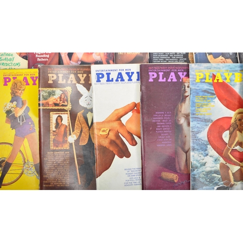 197 - Playboy - American men's lifestyle magazine - A collection of fifteen mid 20th century circa 1970s -... 