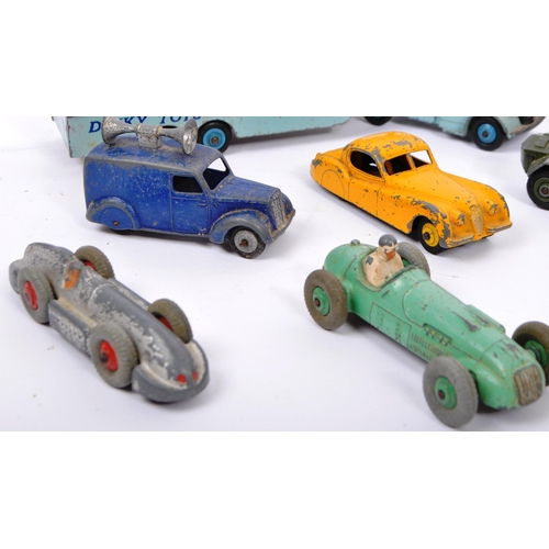 200 - A collection of 1950's Dinky Supertoys diecast models. To include; Horse Box, 10 Ton Army Truck, Pul... 