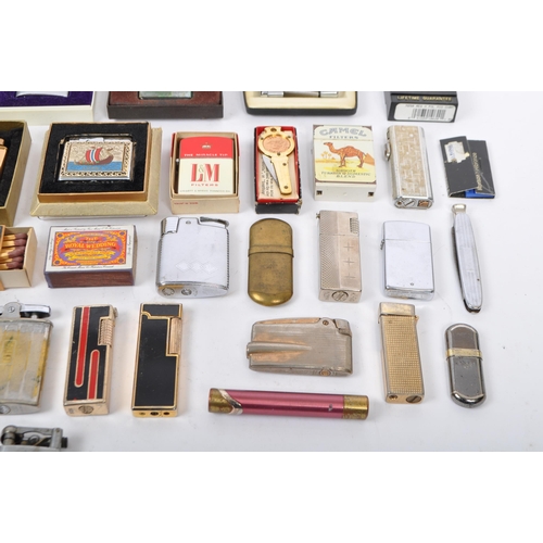 245 - A collection of mid 20th century and later cigarette table and handheld lighters. To include, Cheste... 