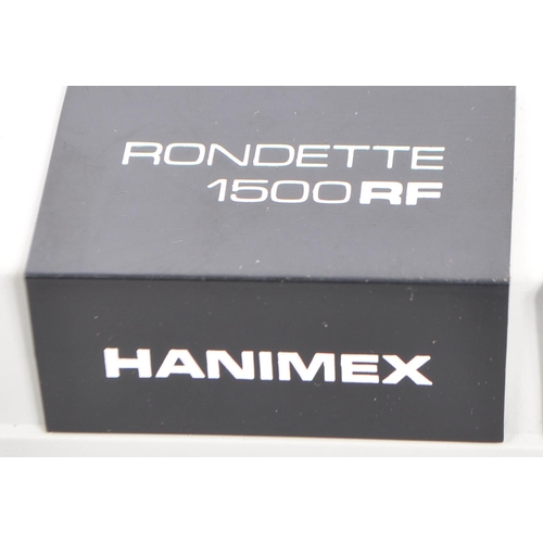 248 - A vintage boxed Hanimex Rondette 35mm colour slide projector together with further railway related s... 