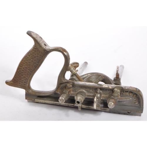 274 - A Record improved combination plane, model number 050 in its original wooden box with slide open lid... 