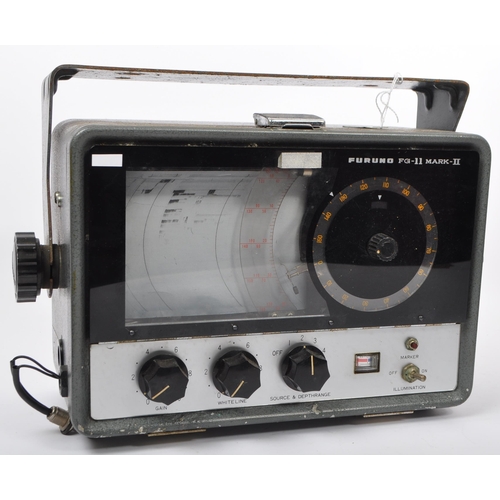 277 - Scientific equipment - A FG-11 / Mark II Marine Radar / Echo Sounder in a pressed steel metal case b... 