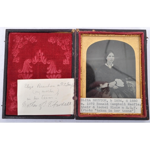 398 - Daguerreotype & Ambrotype - A 19th century Victorian family photograph collection for the Fardell Fa... 