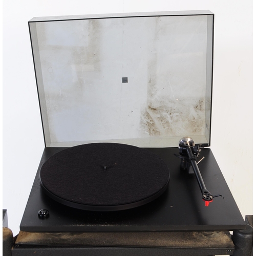 400 - A vintage 20th century music Hi-Fi stacking system. Comprising of Denon precision audio component / ... 