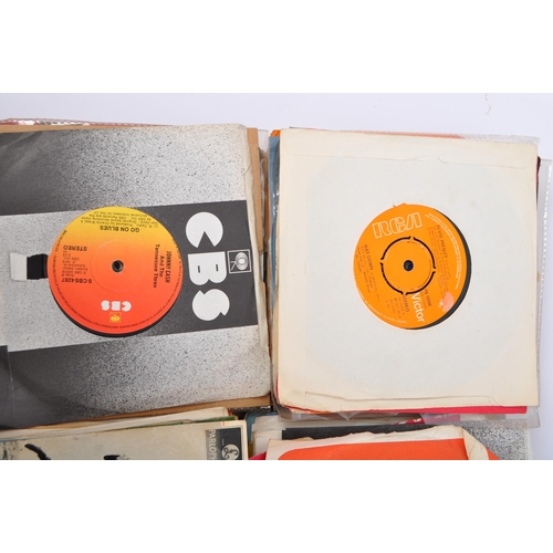 408 - A large collection of vintage 20th century 45 RPM singles vinyl records. To include; The Beatles - T... 