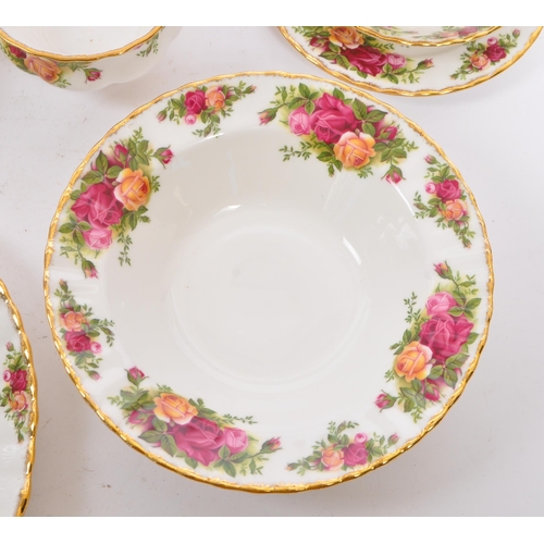 41 - Royal Albert - A 20th century Royal Albert Old Country Roses bone china tea service comprising of te... 