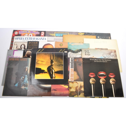 436 - A collection of vintage 20th century LP long play vinyl record albums. To include; 

 Beatles, Bob D... 