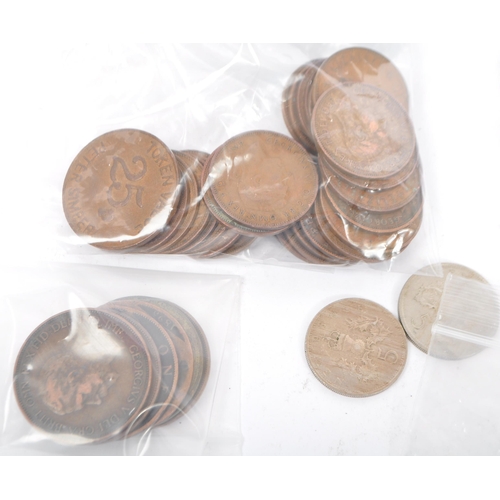 440 - A collection of late 19th century and later United Kingdom & Foreign currency coins. To include UK c... 