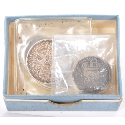 440 - A collection of late 19th century and later United Kingdom & Foreign currency coins. To include UK c... 