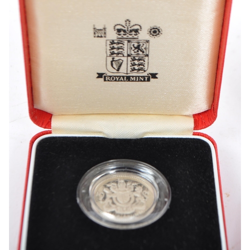 472 - The Royal Mint - United Kingdom silver proof 1988 piedfort one pound coin, in 925 silver proof, weig... 