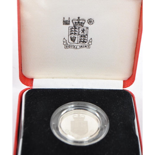 472 - The Royal Mint - United Kingdom silver proof 1988 piedfort one pound coin, in 925 silver proof, weig... 