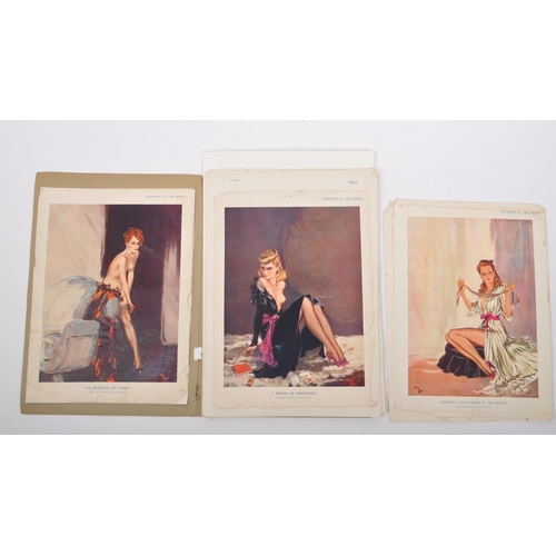 486 - David Wright - An early 20th century Artist's portfolio 16 plates in colour. Original price five shi... 