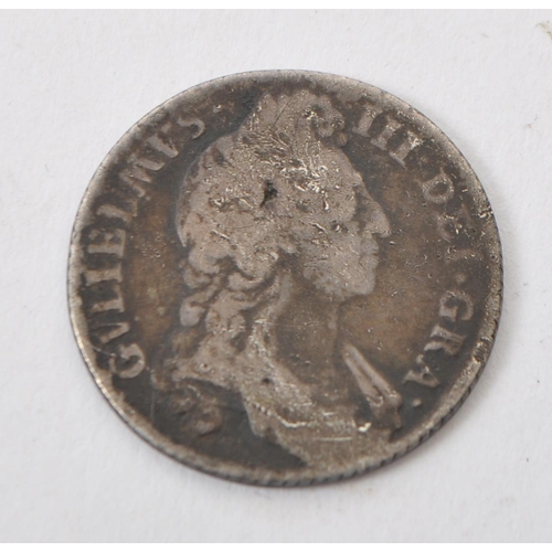 503 - William III Sixpence. Silver, 5.8g, 25mm. Laureate bust right, GVLIELMVS III DEI GRA. R. Crowned cru... 