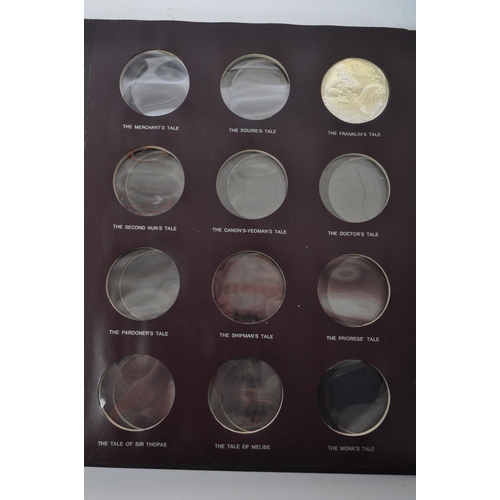 531 - Chaucer and the Canterbury Tales - First edition proof coin set. Only ten coins, to include. Geoffre... 