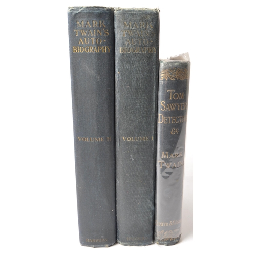 538 - Mark Twain - A collection of late 19th / early 20th century books by Mark Twain. To include Tom Sawy... 