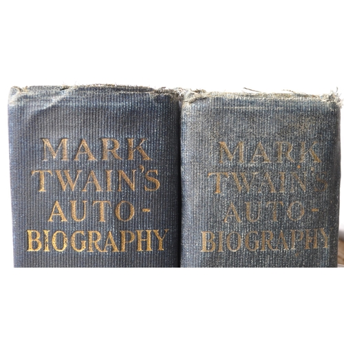 538 - Mark Twain - A collection of late 19th / early 20th century books by Mark Twain. To include Tom Sawy... 