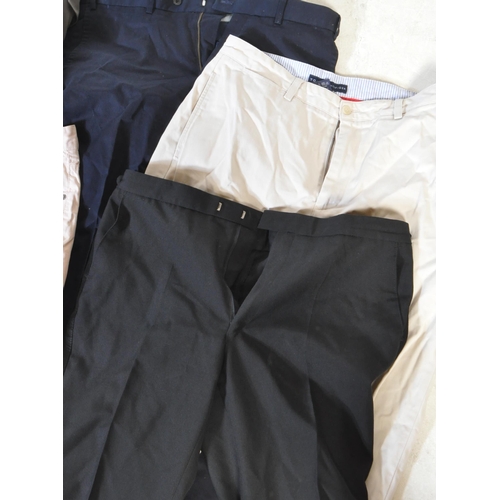 285 - A collection of vintage designer gentleman's trousers to include Giorgio Armani, Hiltl, Massimo Dutt... 