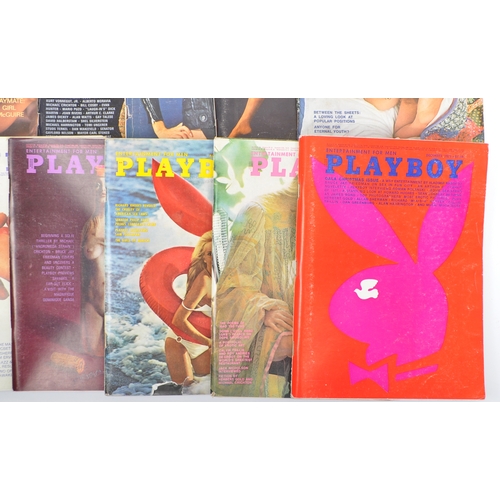 349 - Playboy - American men's lifestyle magazine - A collection of fifteen mid 20th century circa 1970s m... 