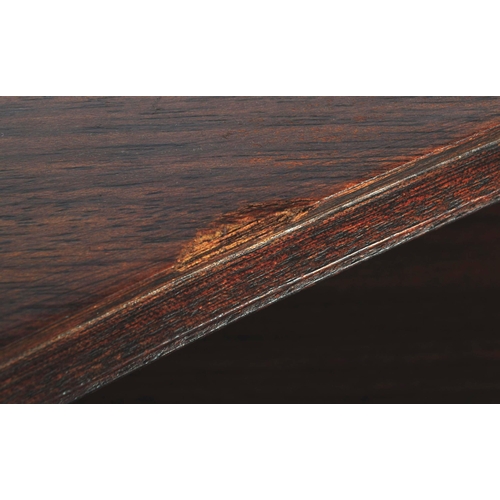 612 - Meredew - A retro mid 20th century circa 1970s afromosia teak sideboard. The credenza having shelved... 