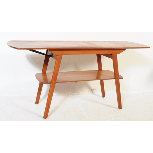 618 - British Modern Design - Two retro mid 20th century teak low chest of drawers / cabinets to include e... 