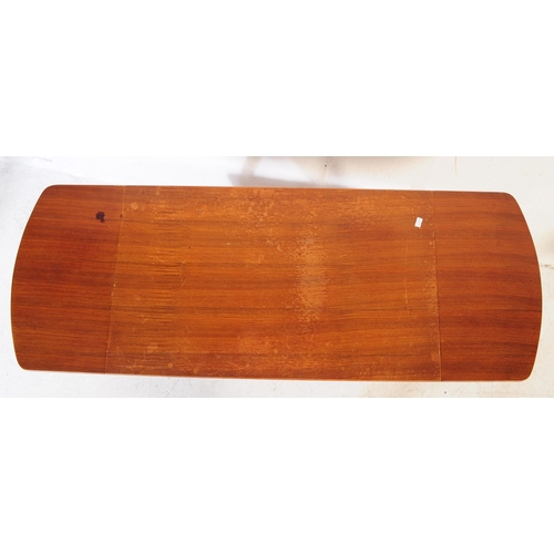 618 - British Modern Design - Two retro mid 20th century teak low chest of drawers / cabinets to include e... 