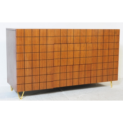 624 - A 20th century Italian mid 20th century living room suite comprising of two sideboardS and an accomp... 